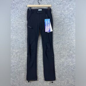 Elira Apparel‎ NWT Baret Hiking Pants XXS Black Outdoor Hidden Zip Climbing